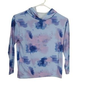 Poof‎ Girl Tye Dye long sleeve large hoodie shirt